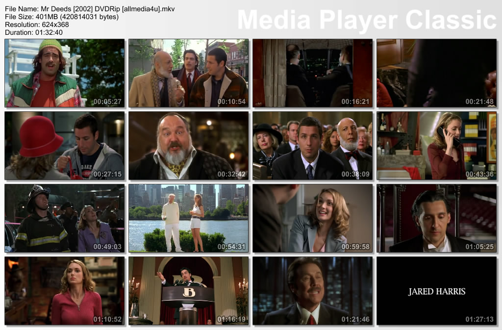 Mr. Deeds (2002) 350MB DVDRIP